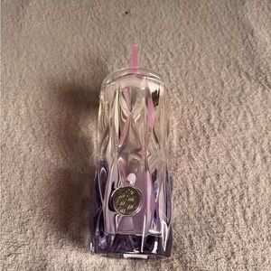 Iridescent Purple Ombre Tumbler with Pink Straw glass only sold in Asia